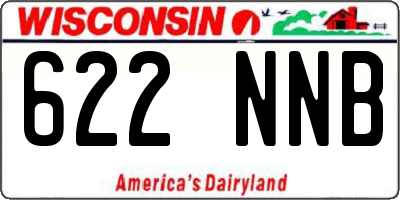 WI license plate 622NNB