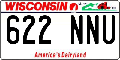 WI license plate 622NNU