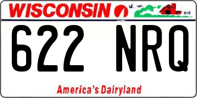 WI license plate 622NRQ