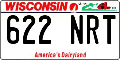 WI license plate 622NRT