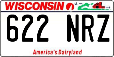 WI license plate 622NRZ