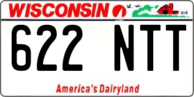 WI license plate 622NTT