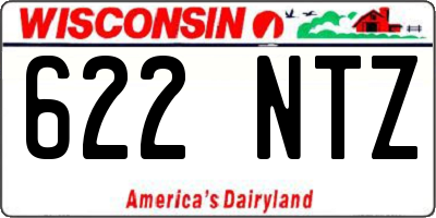 WI license plate 622NTZ