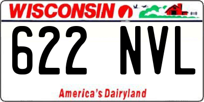 WI license plate 622NVL