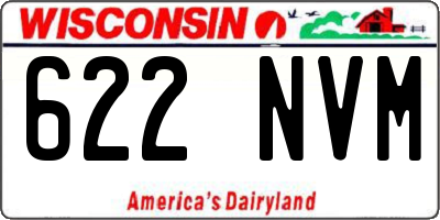 WI license plate 622NVM