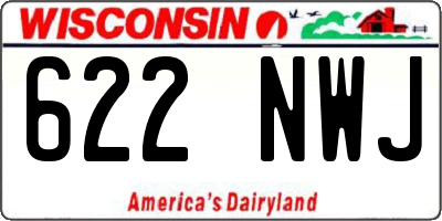 WI license plate 622NWJ
