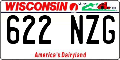 WI license plate 622NZG