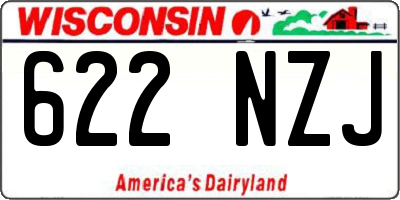 WI license plate 622NZJ