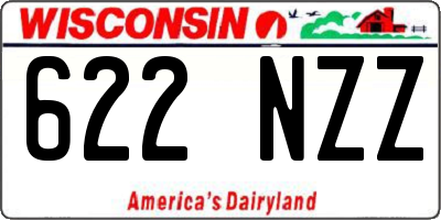 WI license plate 622NZZ