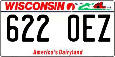 WI license plate 622OEZ