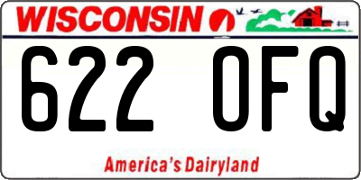 WI license plate 622OFQ