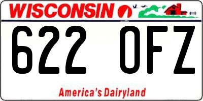 WI license plate 622OFZ
