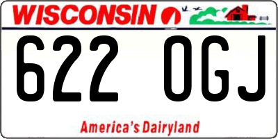 WI license plate 622OGJ