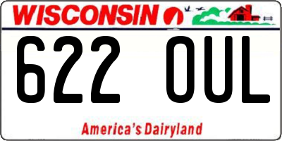 WI license plate 622OUL