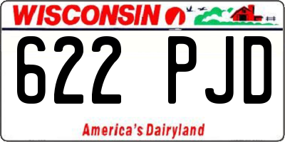WI license plate 622PJD