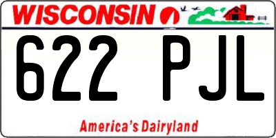 WI license plate 622PJL