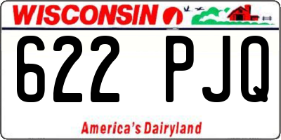 WI license plate 622PJQ