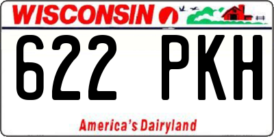 WI license plate 622PKH