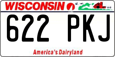 WI license plate 622PKJ