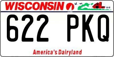 WI license plate 622PKQ
