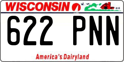 WI license plate 622PNN
