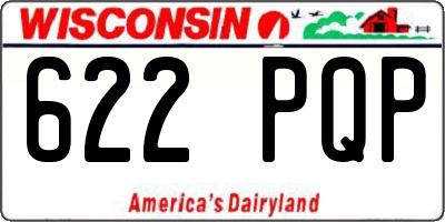 WI license plate 622PQP