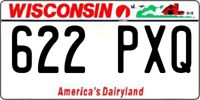 WI license plate 622PXQ