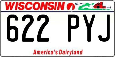 WI license plate 622PYJ