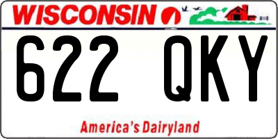 WI license plate 622QKY