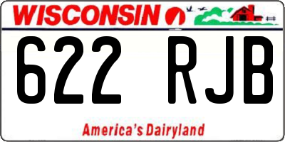 WI license plate 622RJB