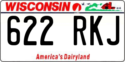 WI license plate 622RKJ