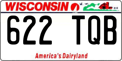 WI license plate 622TQB