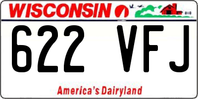 WI license plate 622VFJ