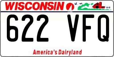 WI license plate 622VFQ