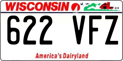 WI license plate 622VFZ