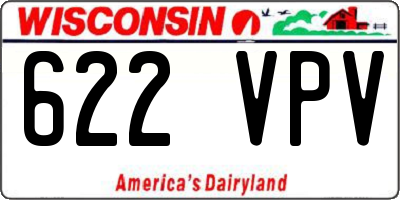 WI license plate 622VPV
