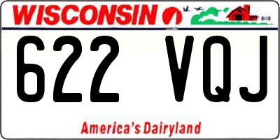WI license plate 622VQJ