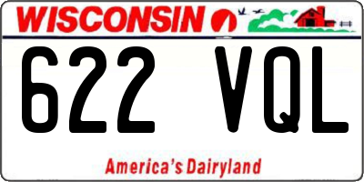 WI license plate 622VQL