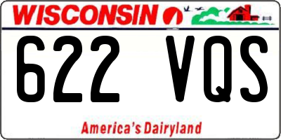 WI license plate 622VQS
