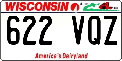 WI license plate 622VQZ
