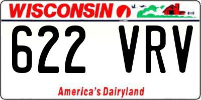 WI license plate 622VRV