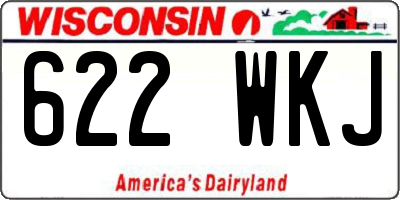 WI license plate 622WKJ