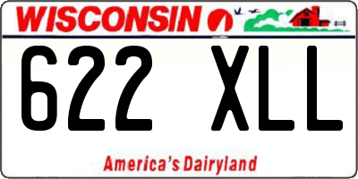 WI license plate 622XLL