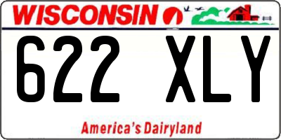 WI license plate 622XLY