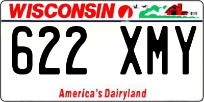WI license plate 622XMY