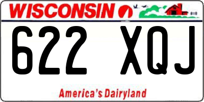 WI license plate 622XQJ