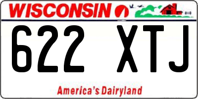 WI license plate 622XTJ