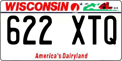 WI license plate 622XTQ