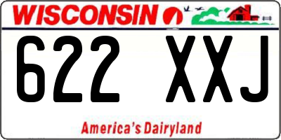 WI license plate 622XXJ