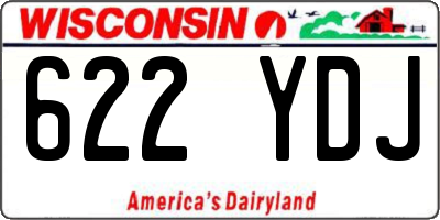 WI license plate 622YDJ
